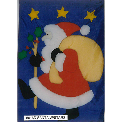 Santa with Stars