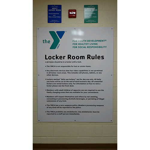 Locker Room Rules