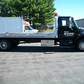 Aubrey Alexander Toyota cargo vehicle