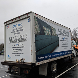 Keystone Furniture Galleries cargo vehicle