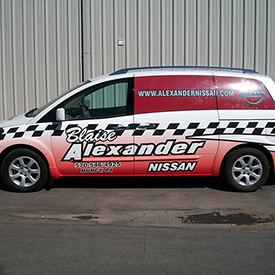 Blaise Alexander Nissan minivan