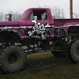 Moonshine Camo Monster Truck