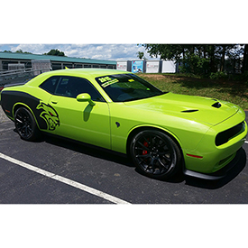 Hellcat Decal sedan