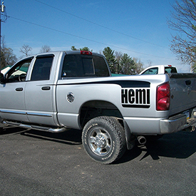 Dodge HEMI Stripes truck 2